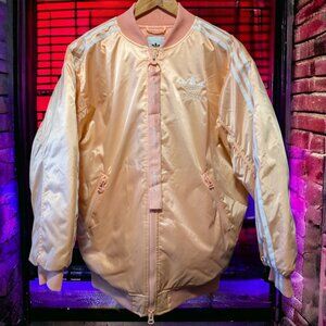 Adidas Originals Full Zip Long Bomber Jacket